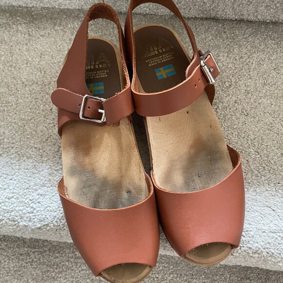 ANJA clog with peep-toe front - Picture 1 of 9